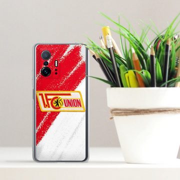 DeinDesign Handyhülle Offizielles Lizenzprodukt 1. FC Union Berlin Logo, Xiaomi 11T Pro 5G Silikon Hülle Bumper Case Handy Schutzhülle