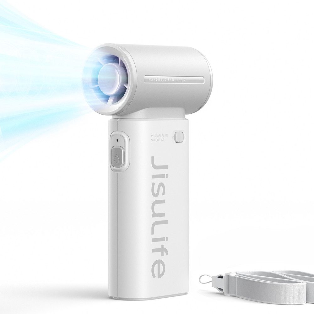 Jisulife Handventilator Handventilator Life9 5000mAh Tragbarer USB-Ventilator