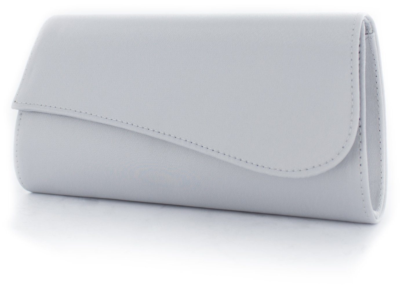 White Lady Clutch Julia Satin Clutch