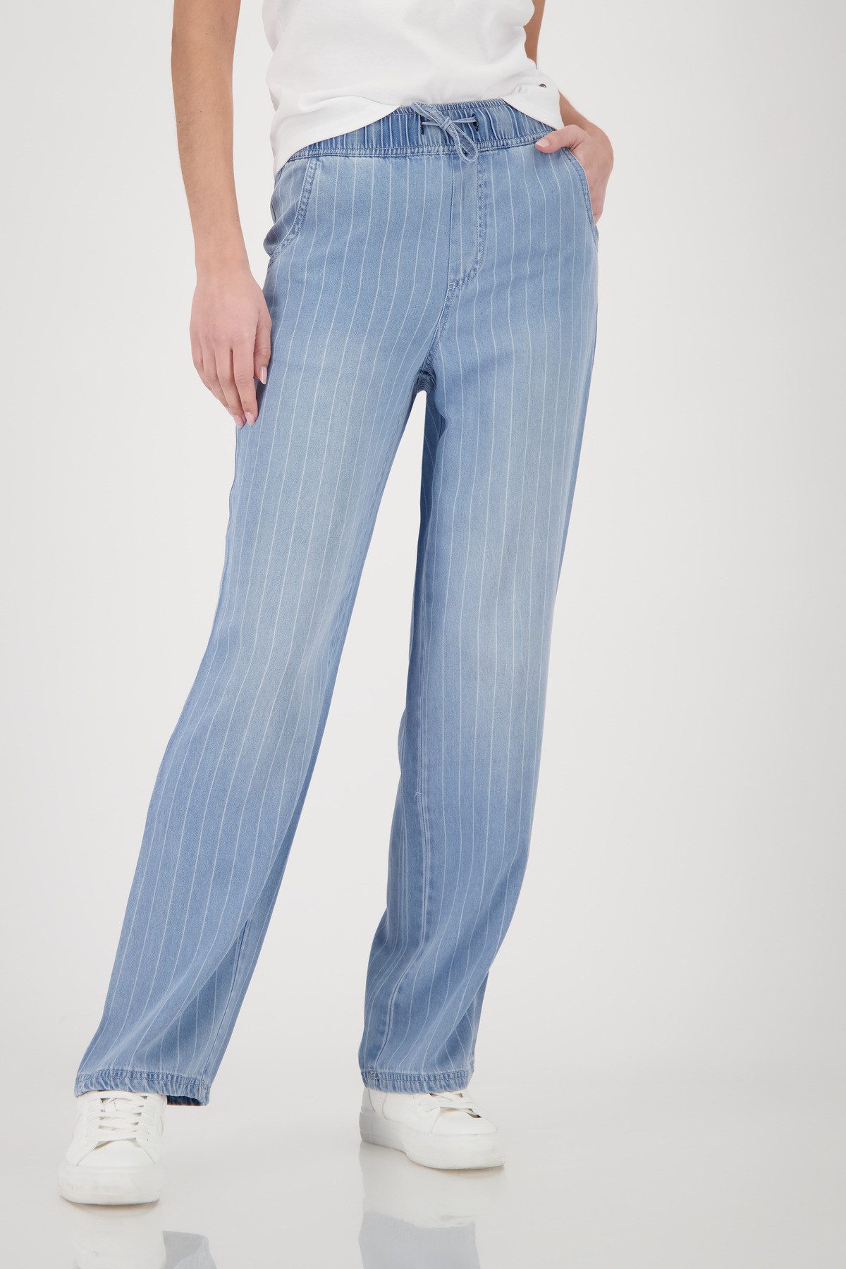 Monari Schlupfhose Regular fit mit elastischem Bund