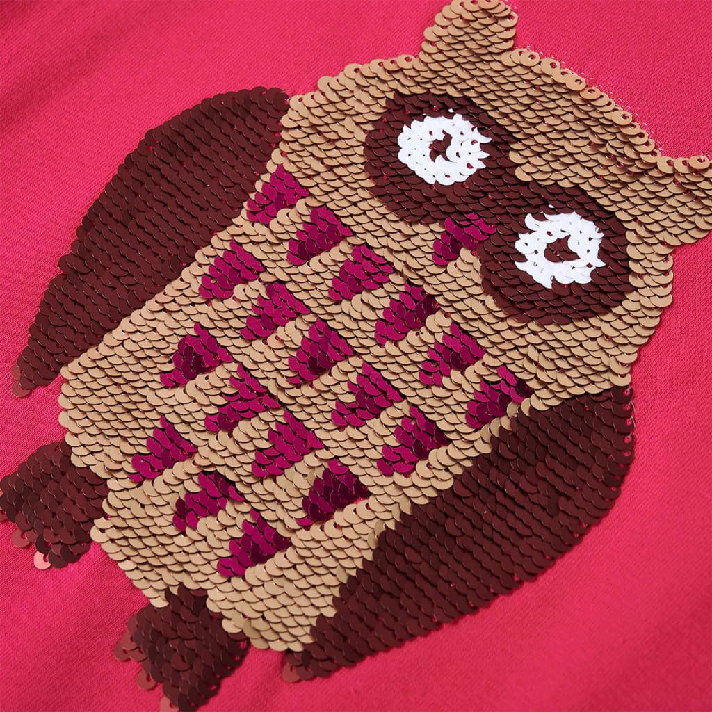 vidaXL Langarmshirt Kinder-Langarmshirt Knallrosa 92