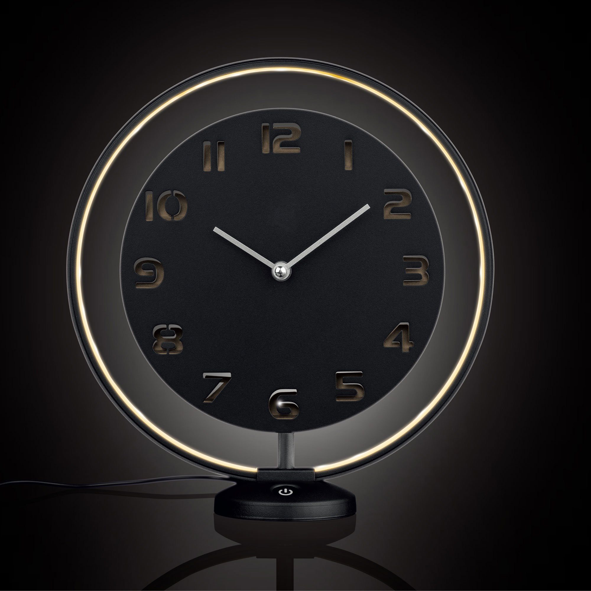 Miraval LED Uhr mit Tischuhr Design Miraval