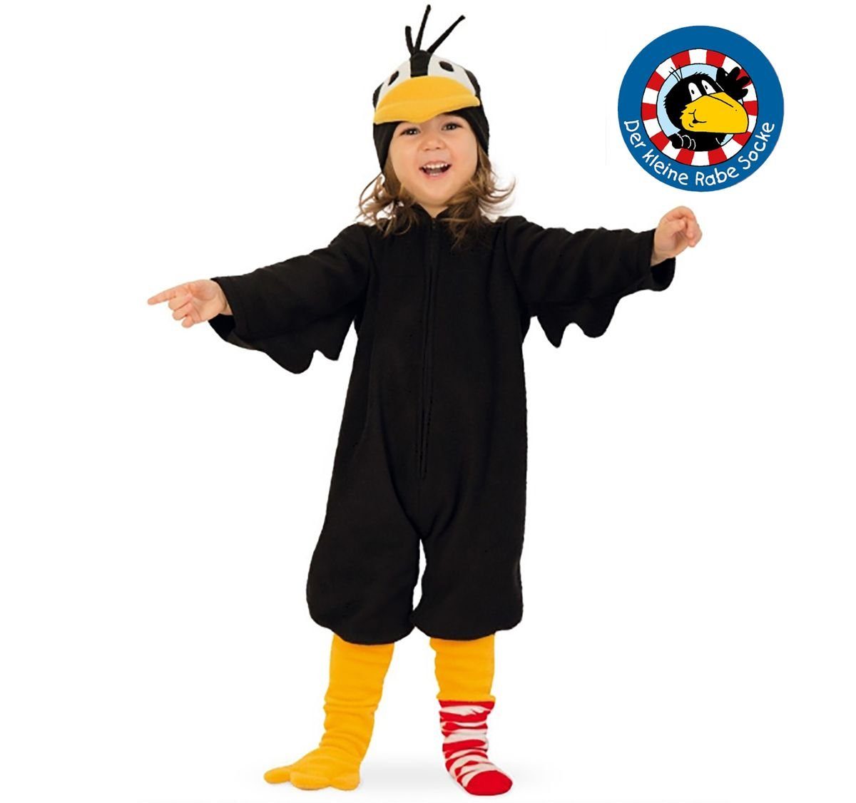 Fries Kostüm Rabe Socke für Kinder