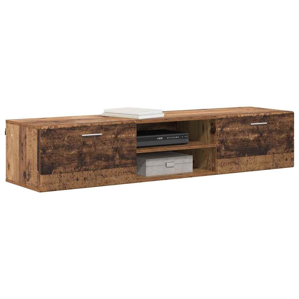 vidaXL Wandhängeschrank, Holzschrank Wandmontiert Altholz 150 x 39 x 30 cm Holzwerkstoff