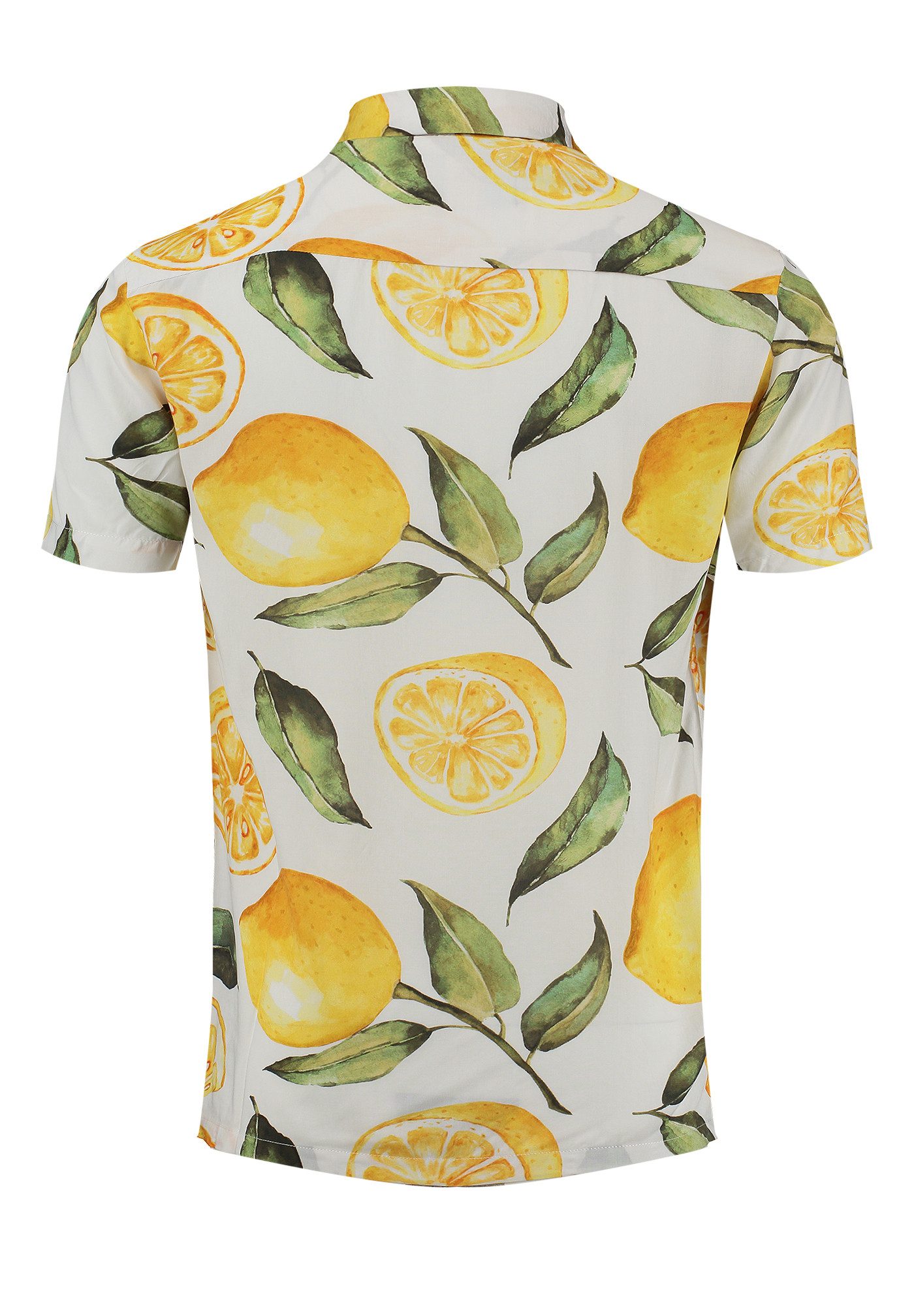 Key Largo Kurzarmhemd MSH KLCITRON 1/2 patterned (1-tlg)