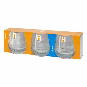 montana-Glas Becher :drink 3er Set, 340 ml, Kalk-Natron-Glas