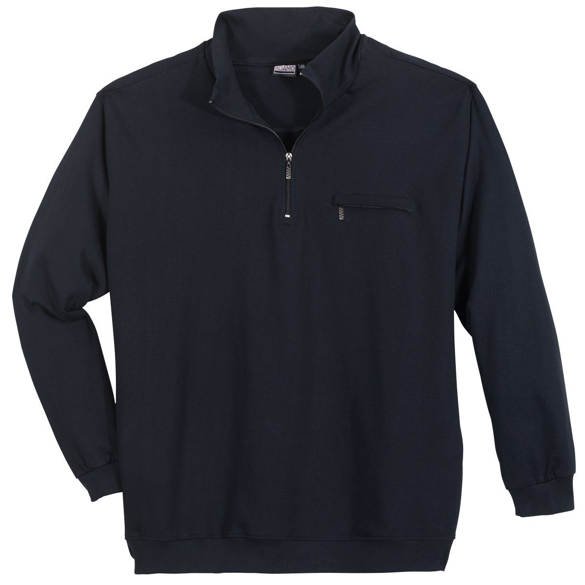 ADAMO Sweater Große Größen Troyer-Sweatshirt navy Adamo | Sweatshirts