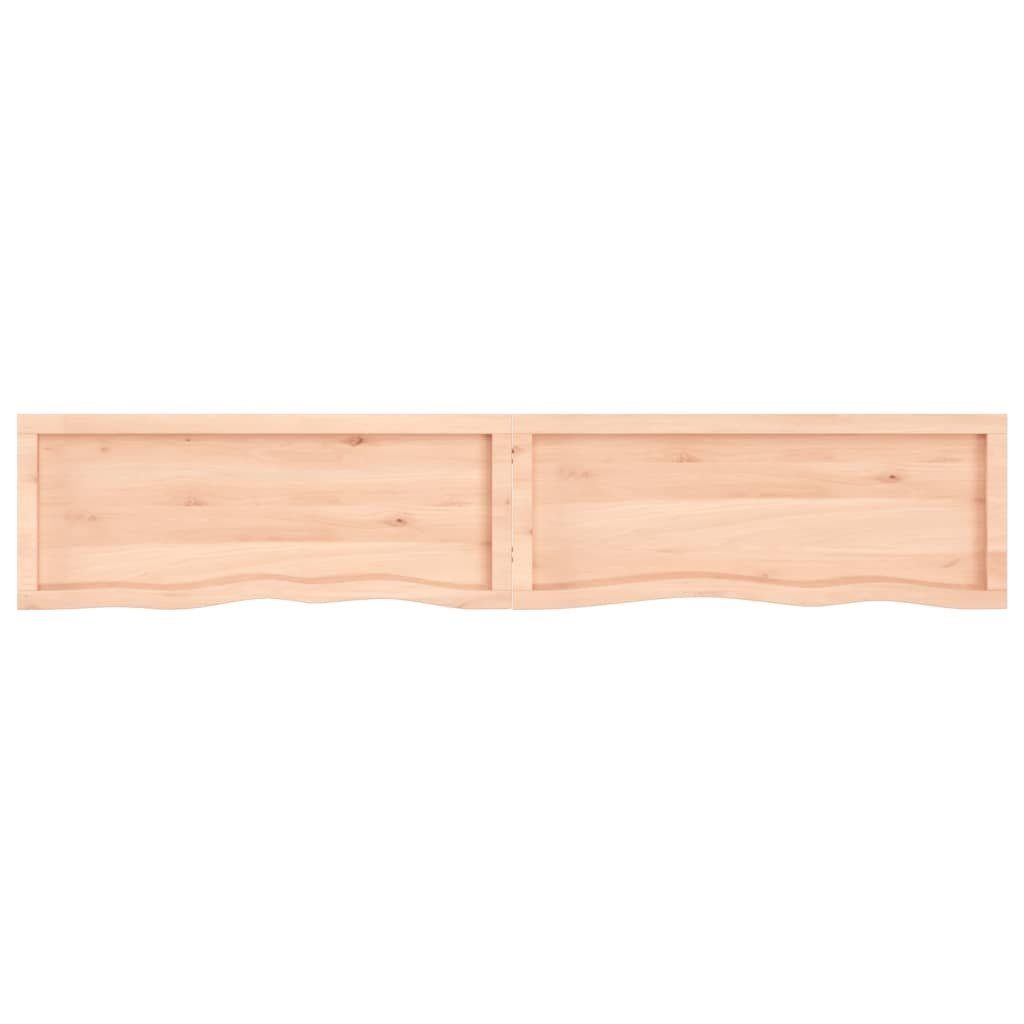 200x40x(2-4) Tischplatte Unbehandelt cm Massivholz Eiche furnicato