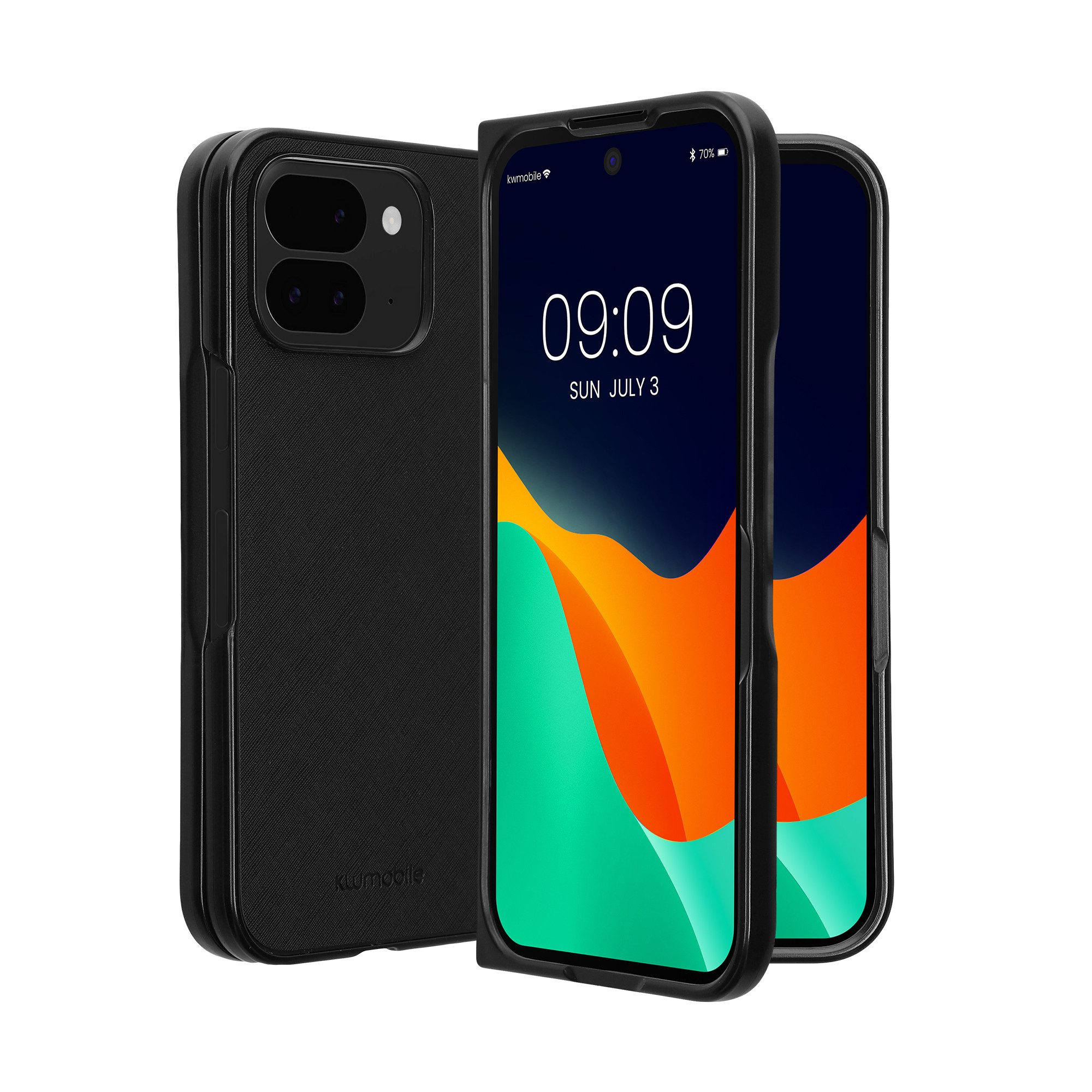 kwmobile Handyhülle Flip Hardcase für Google Pixel 9 Pro Fold, Hülle für Foldable Handy - Handyhülle