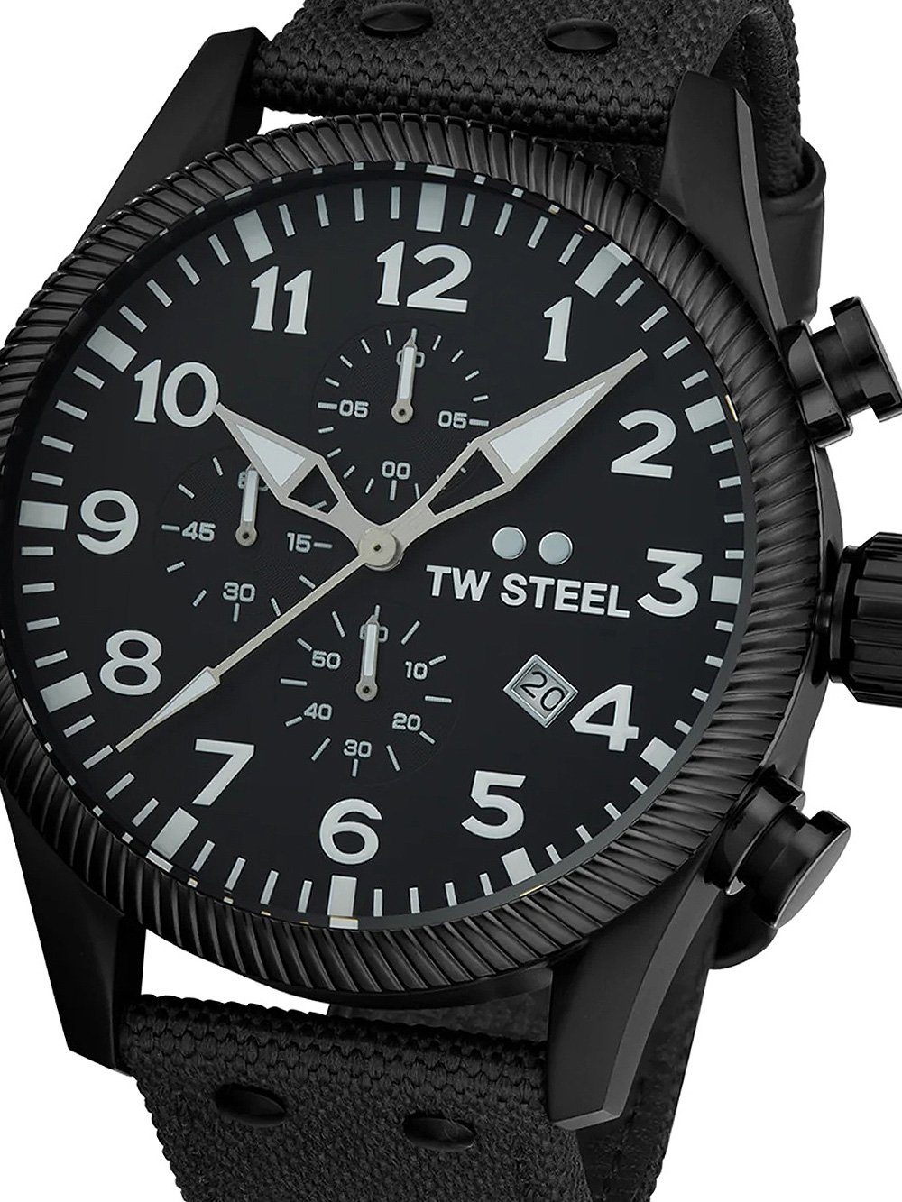 TW Steel Quarzuhr TW-Steel VS113 Volante Chronograph Herrenuhr 48mm 10ATM TW-Steel VS113 Volante Chronograph Herrenuhr 48mm 10ATM