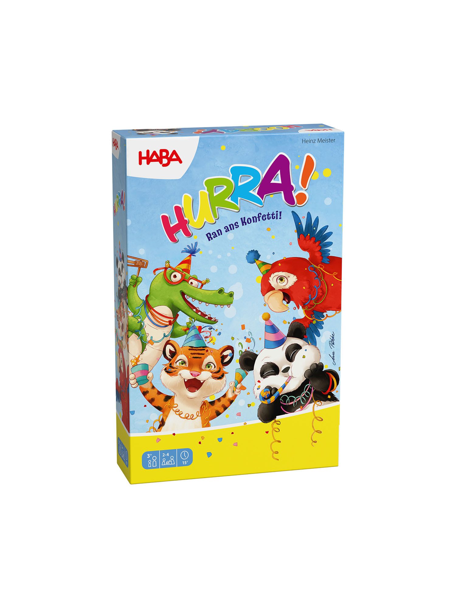 Haba Spielesammlung Hurra & Nasenbär, Spiele Set, Spielbox, Brettspiel Sammlung