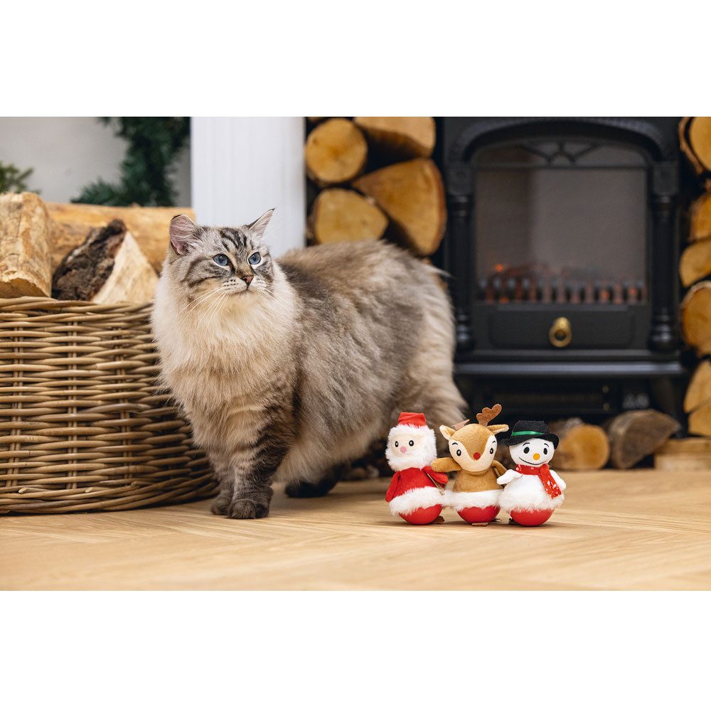 Beeztees Tierball Beeztees Xmas Katzenspielzeug Wobbler