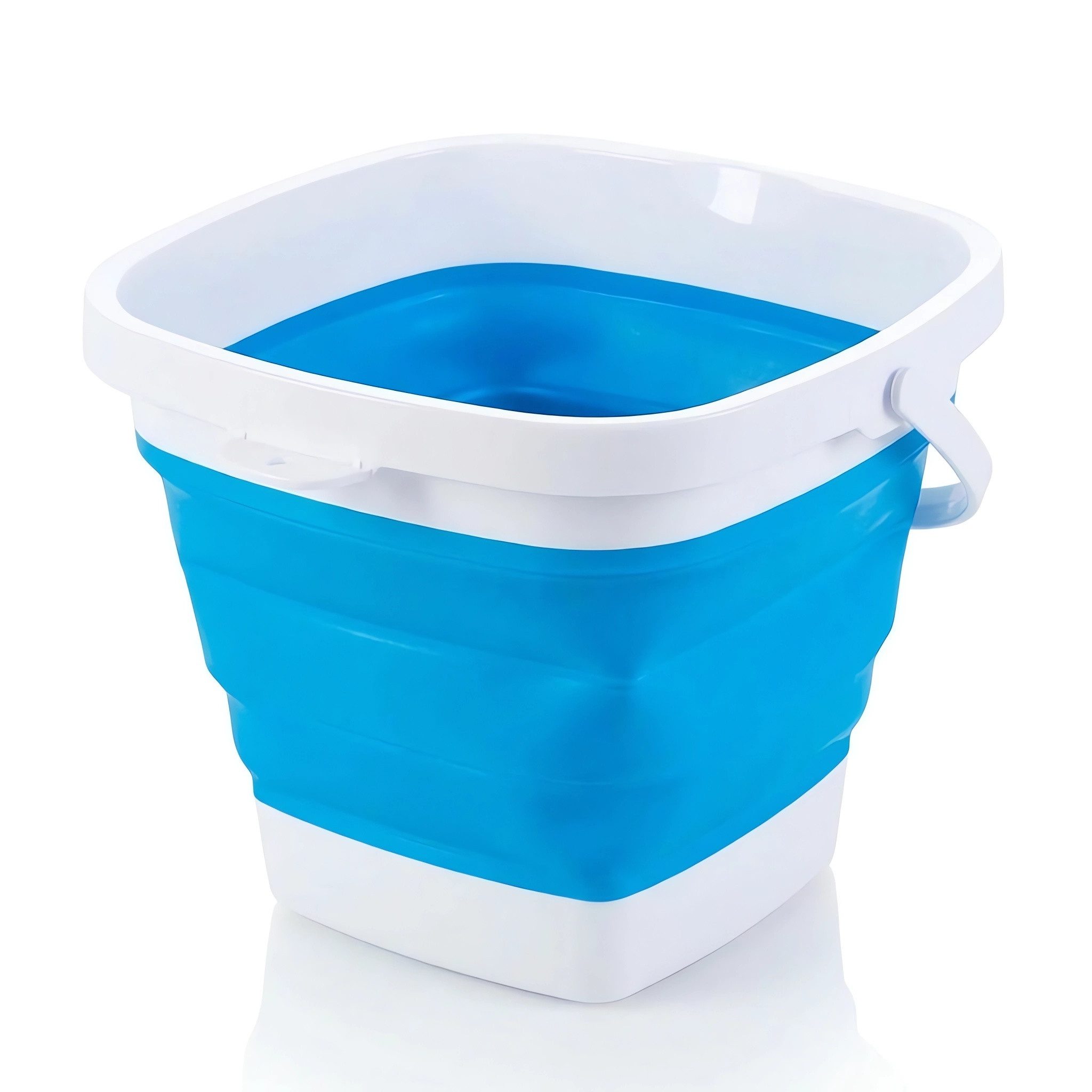 König Design Falteimer Putzeimer Wassereimer Camping Campingeimer Angeleimer, Ausgießer, Aufhängeöse, Tragehenkel, Falteimer Haus & Camping