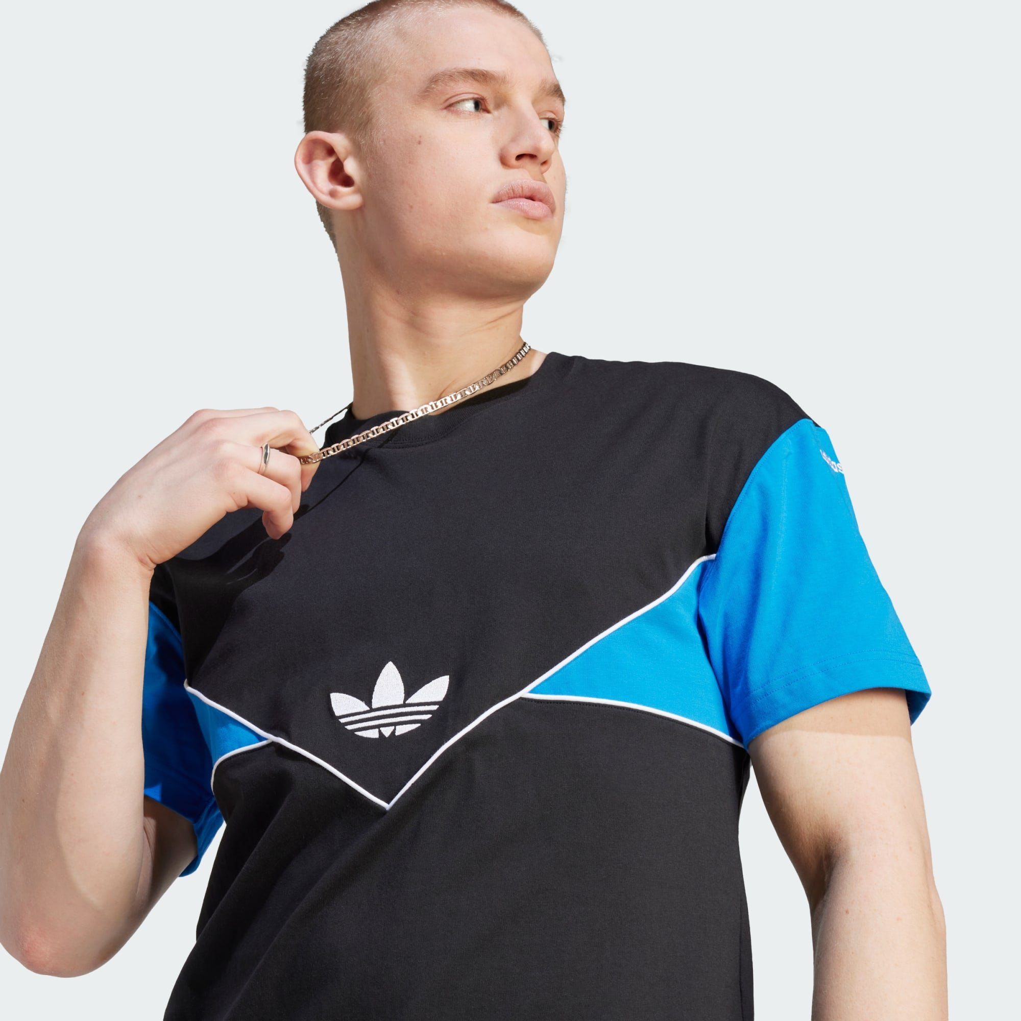 adidas SEASONAL / Originals Black ARCHIVE Blue ADICOLOR T-Shirt T-SHIRT Bird