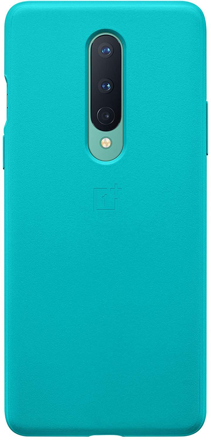 OnePlus Smartphone-Hülle für OnePlus 8 Sandstone Bumper Case 5431100138 Schutzhülle Cyan 16,64 cm (6,55 Zoll)