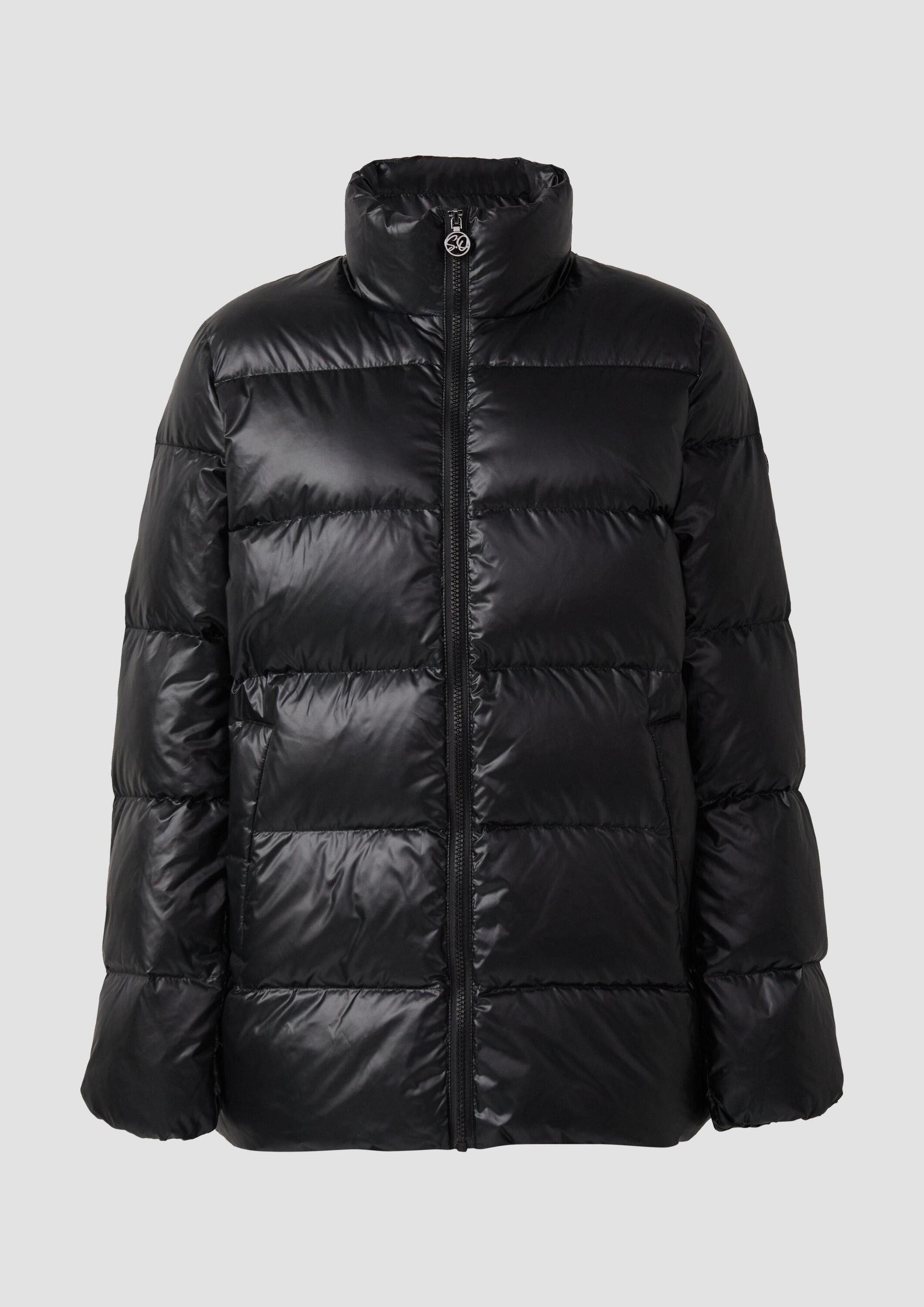 s.Oliver Winterjacke Outdoor-Jacke Steppjacke mit recycelter Daune und Federn