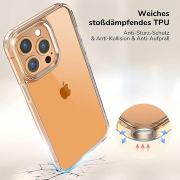 Wisam Smartphone-Hülle Wisam® Apple iPhone 13 Pro (6.1) Silikon Case Schutzhülle Hülle Transp