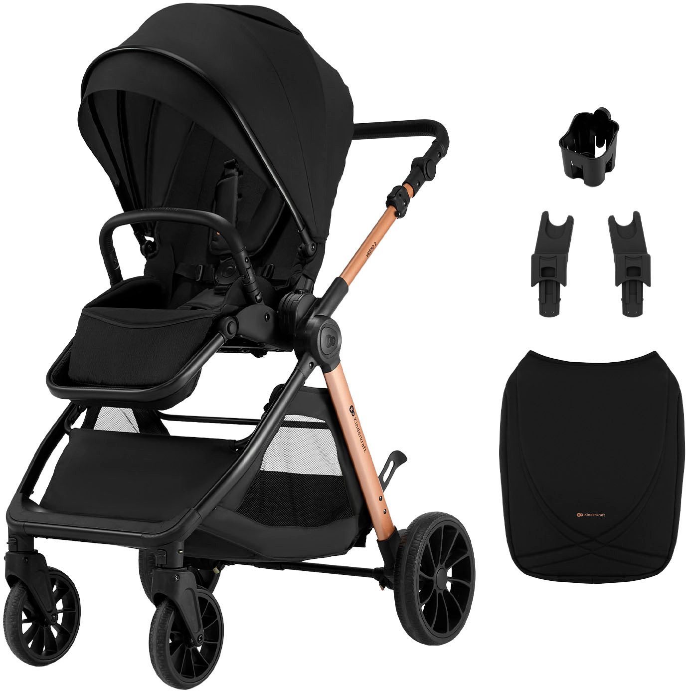 Kinderkraft Kinder-Buggy VESTO 2, (Set, 6-tlg)