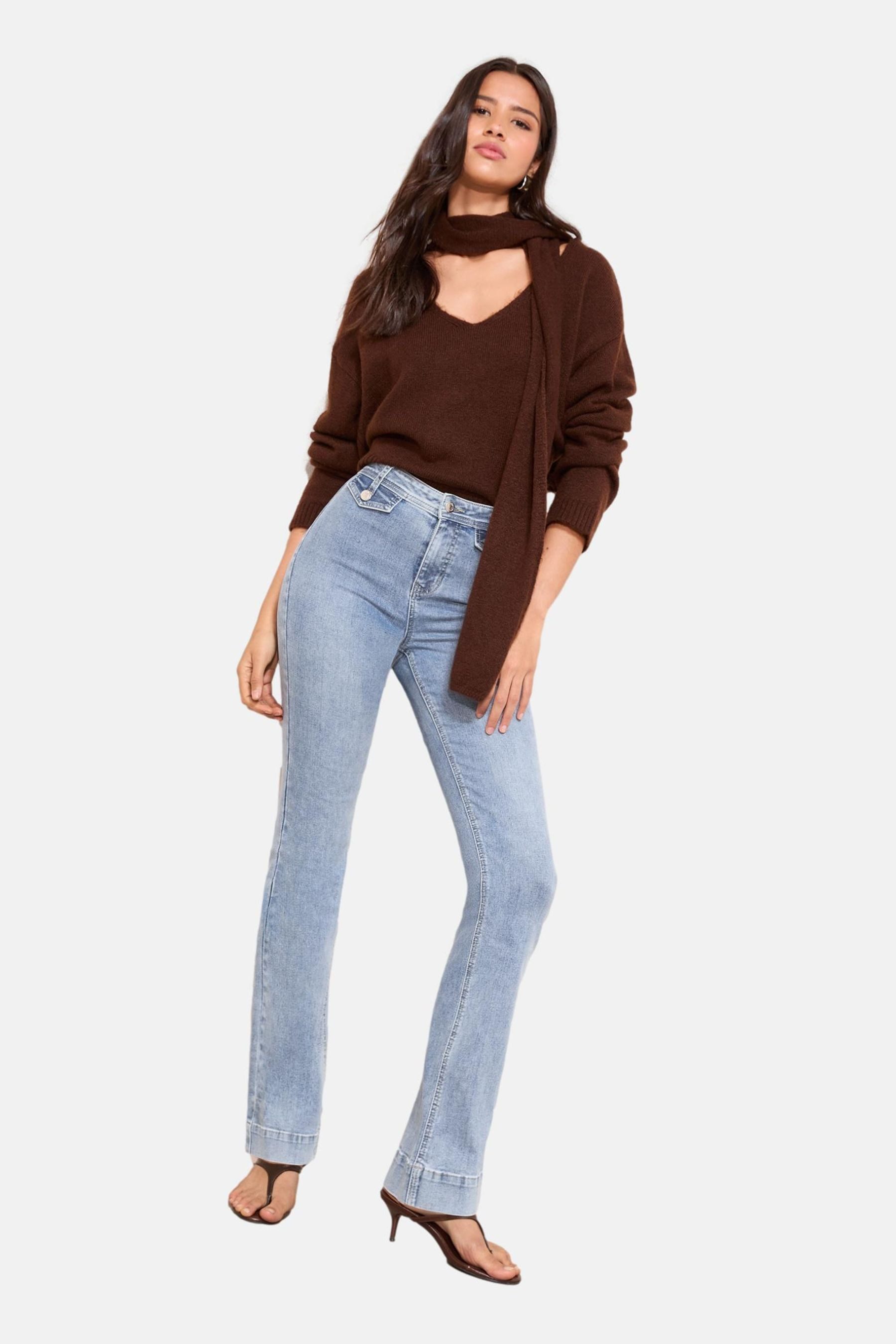Friends Like These Taillenjeans Friends Like These Ausgestelle Jeans, Regular (1-tlg)