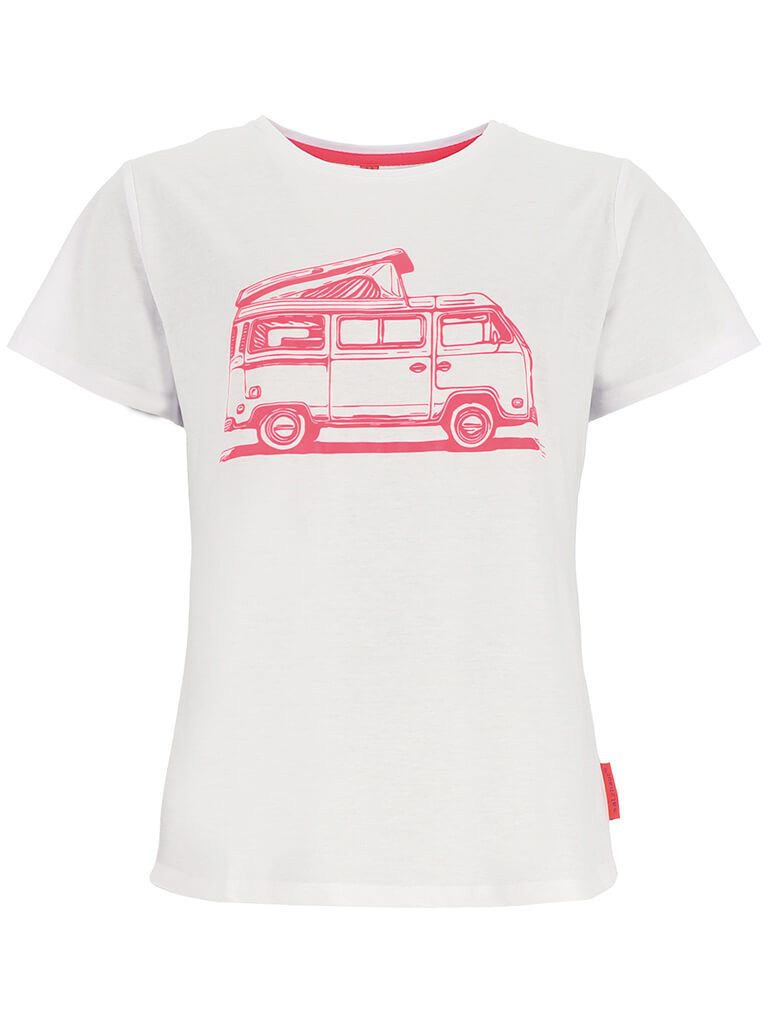 salzhaut T-Shirt Damen Kurzarm-Shirt Steentje mit Bulli-Print und Rundhalsausschnitt