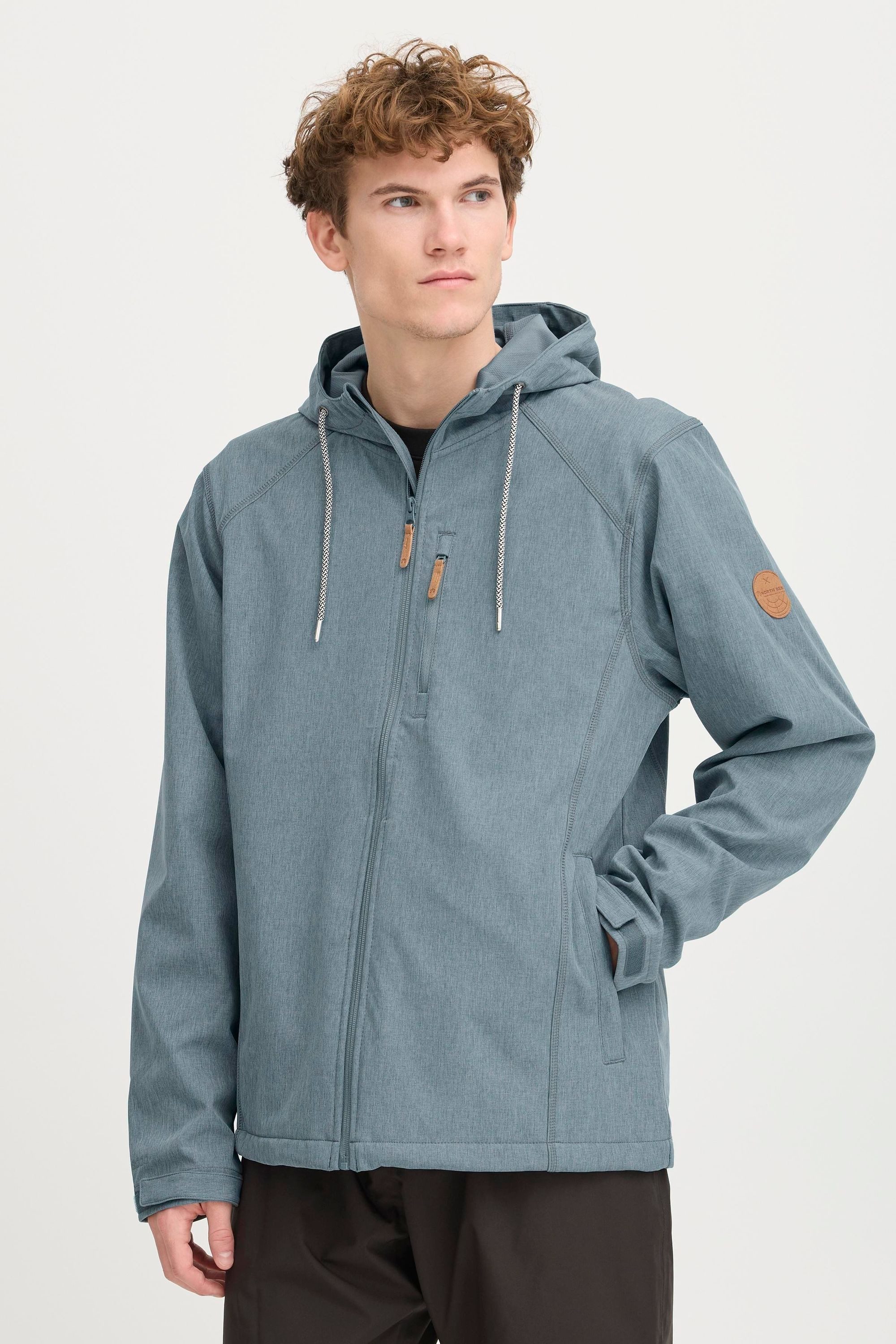 North Bend Softshelljacke NBThore M Softshell W-PRO 8000 W-PRO 8.000 mit wasserdichter Beschichtung