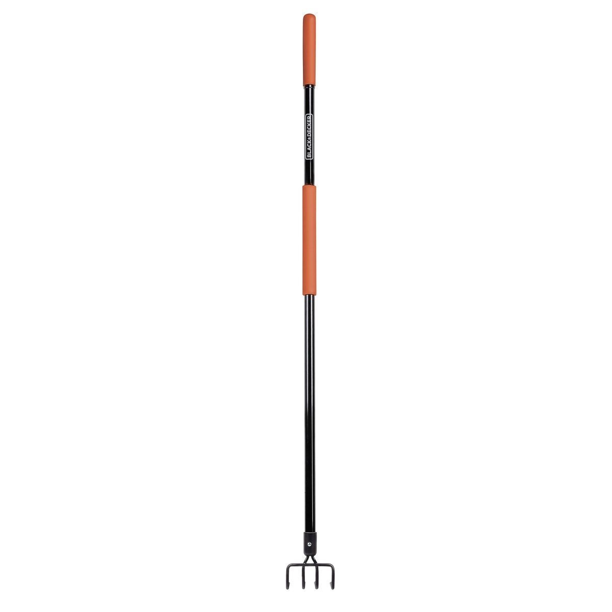 Black + Decker Kultivator BLACK+DECKER Gartenrechen 4 Zinken, 1x Rechen