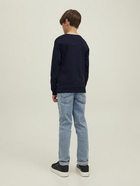 Jack & Jones Junior Langarmshirt JJELOGO TEE LS O-NECK 2 COL SS24 MNI