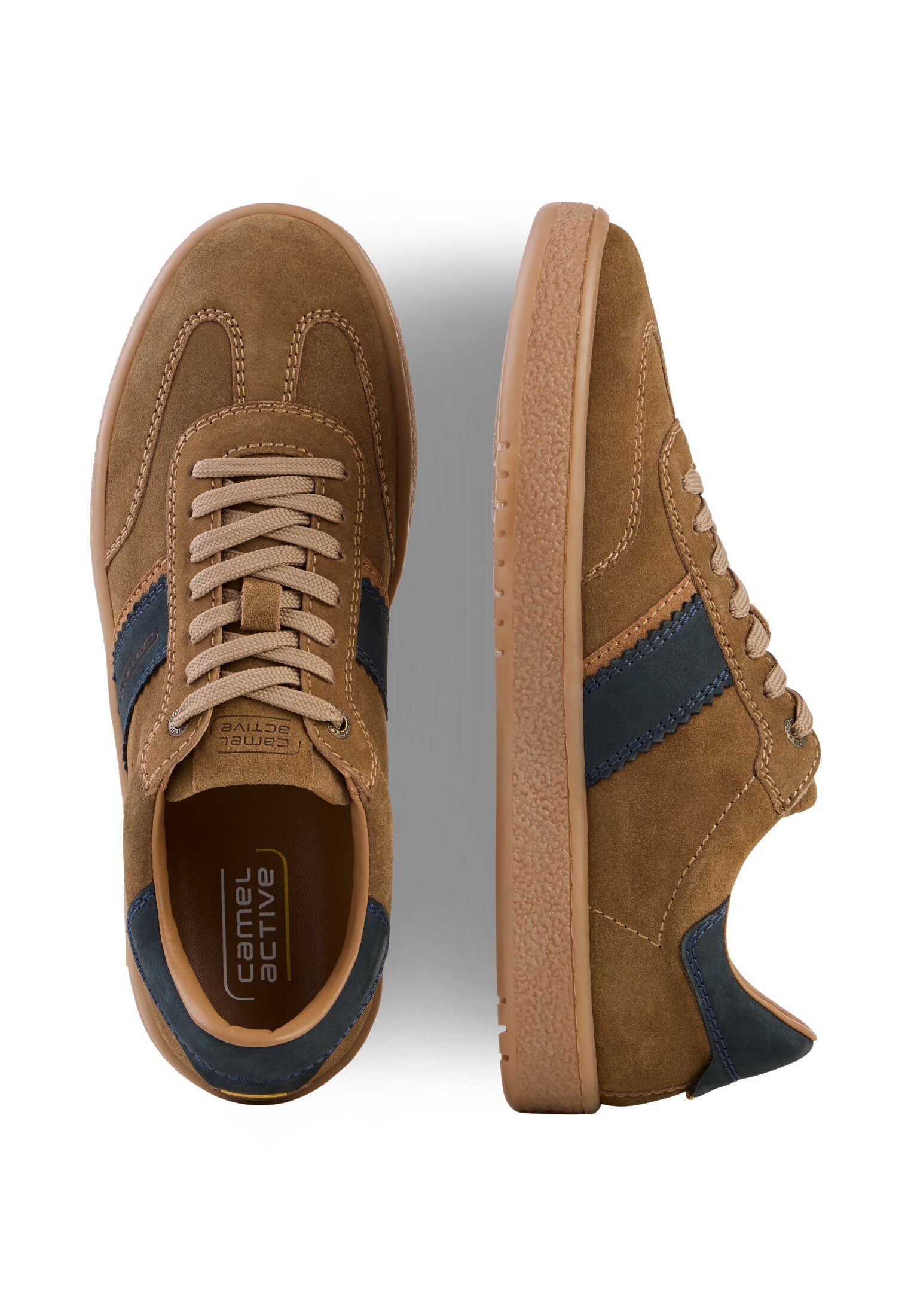 camel active Sneaker split COGNAC/BLAU Sneaker günstig online kaufen