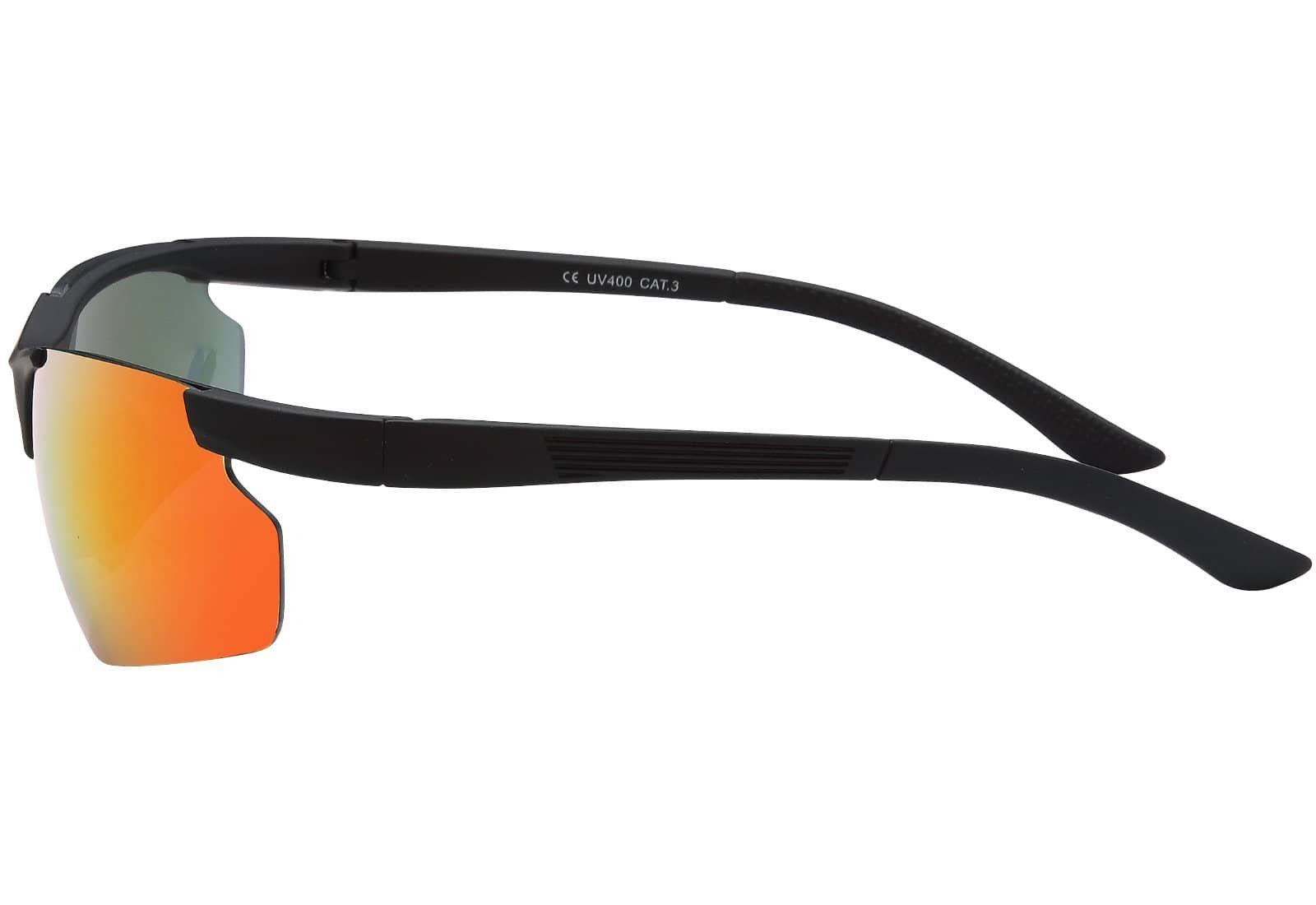 Sonnen Fahrradbrille (Packung, Eyewear mit Rot BEZLIT Schwarz Polarisiert, 1-St), Linsen Brille polarisierten Sport