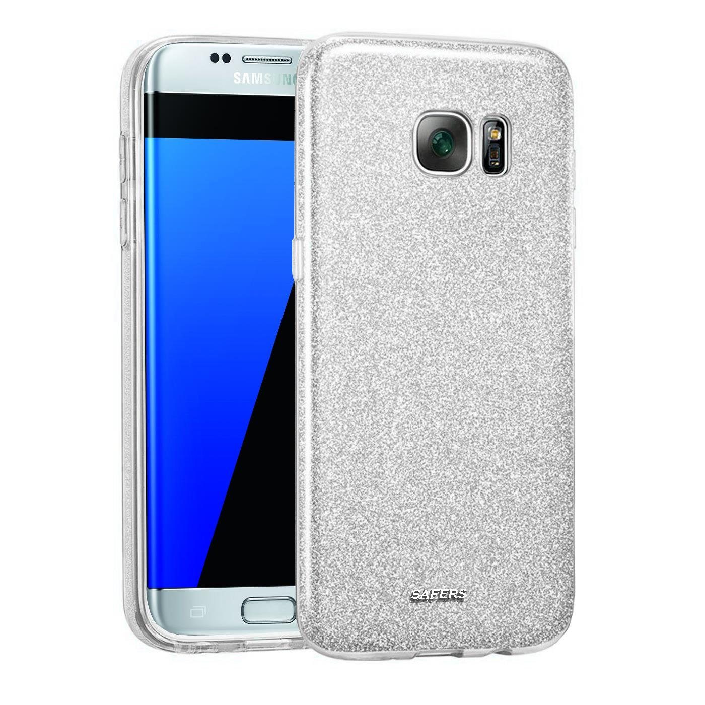 CoolGadget Handyhülle »Glitzer Glamour Hülle für Samsung Galaxy S7 Edge«  5,5 Zoll, Slim Case mit Glossy Effect Schutzhülle für Samsung S7 Edge Hülle  online kaufen | OTTO