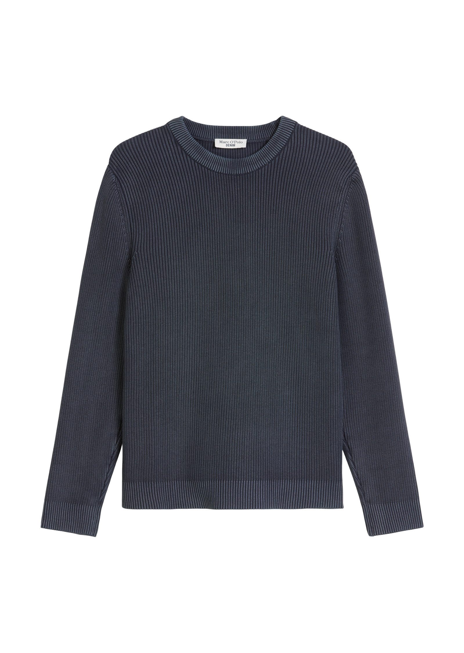 Marc O'Polo DENIM Rundhalspullover loose fit mit speziellem Farbeffekt