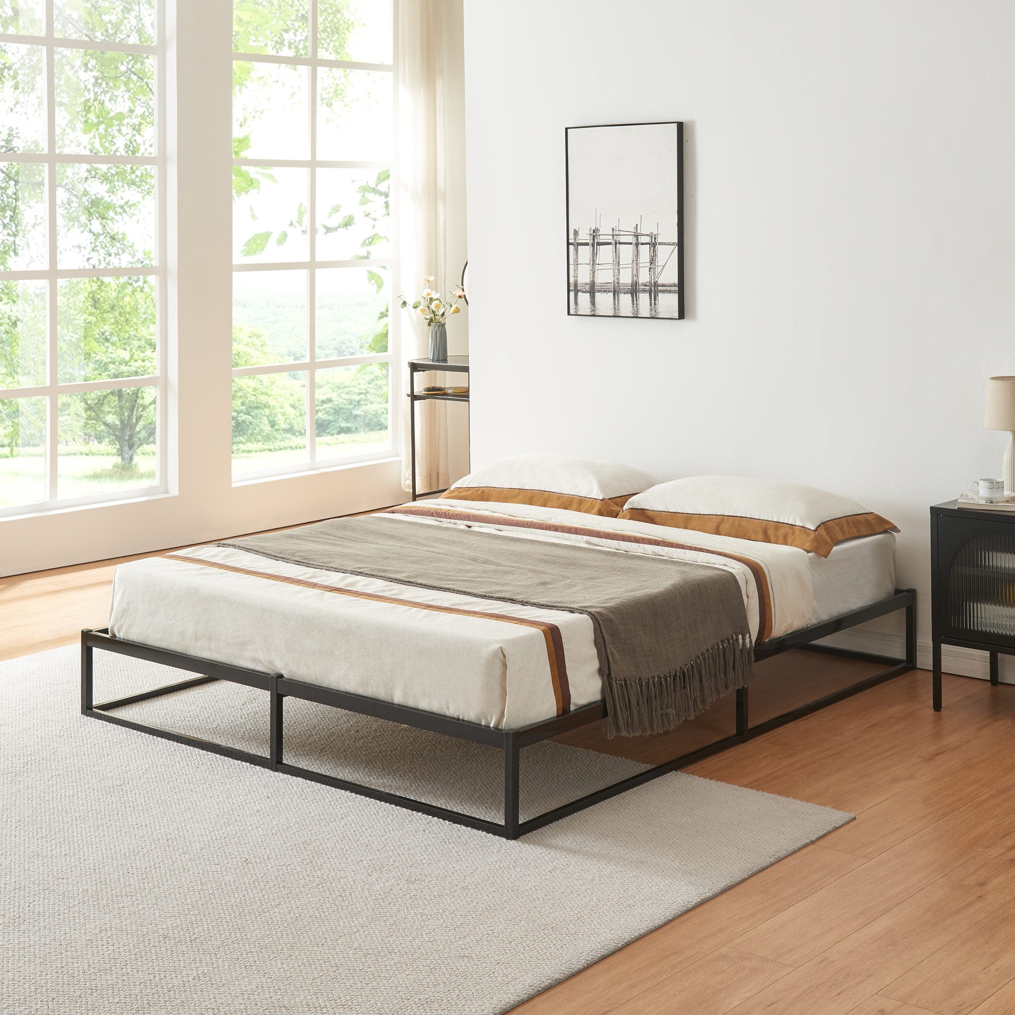 en.casa Metallbett, »Trerunta« Bettgestell 180 x günstig online kaufen