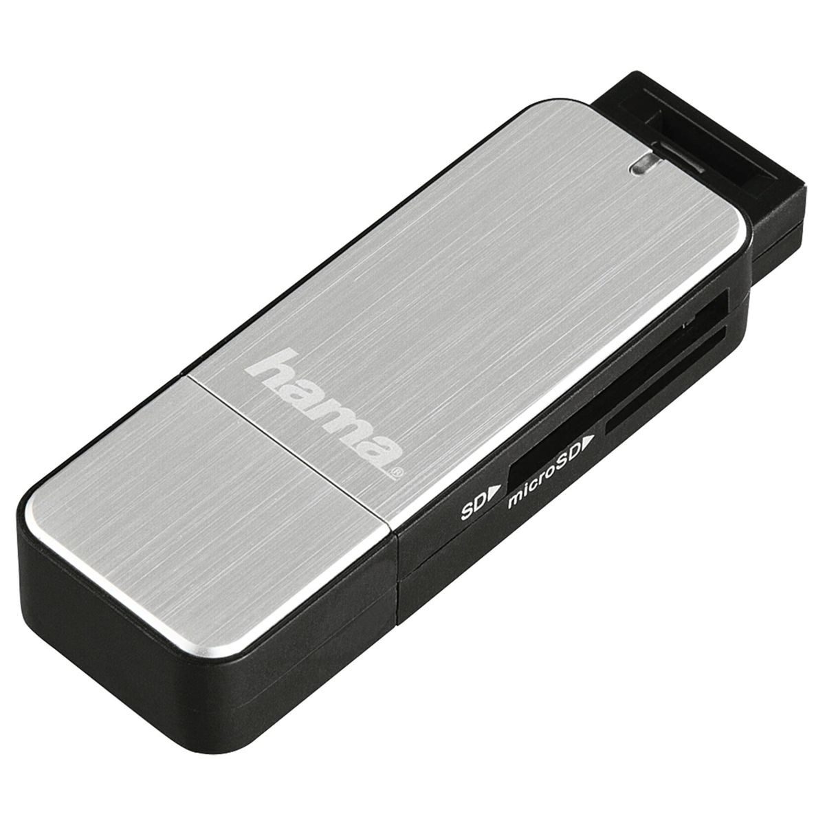 Speicherkartenleser USB 3.0 Multikartenleser SD/microSD Alu