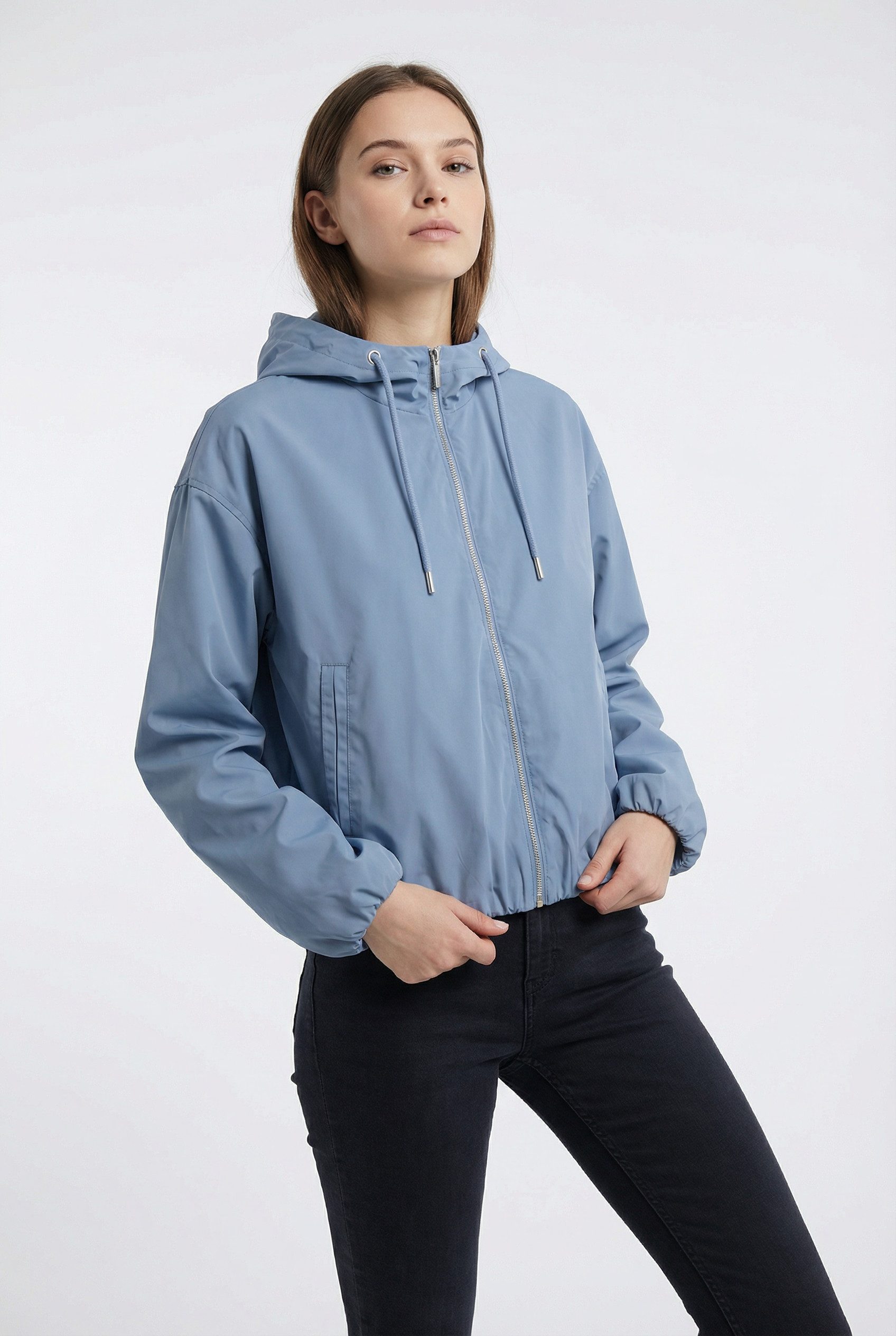 ONLY Outdoorjacke ONLCAMILLE SHORT JACKET CC OTW mit elastischem Bündchen