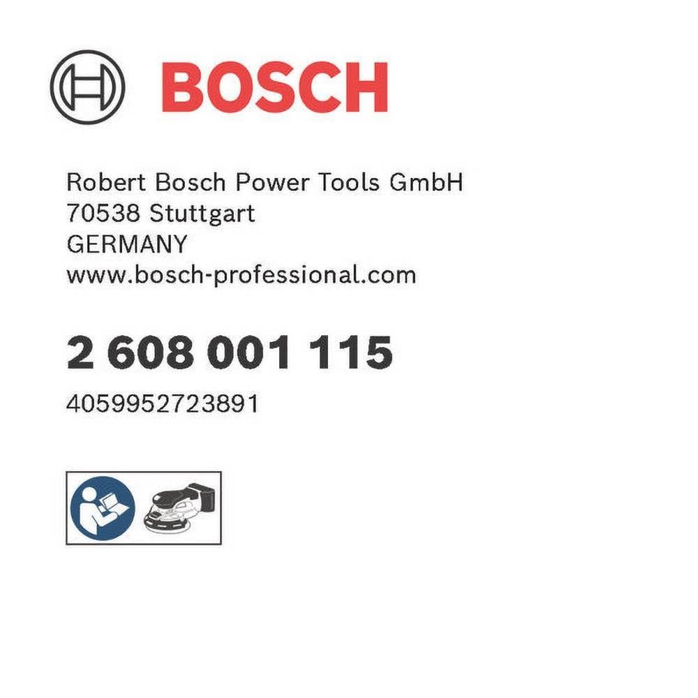 BOSCH Schleifteller EXPERT Multi-Loch Schleifteller, 150 mm, mittel 2608001115