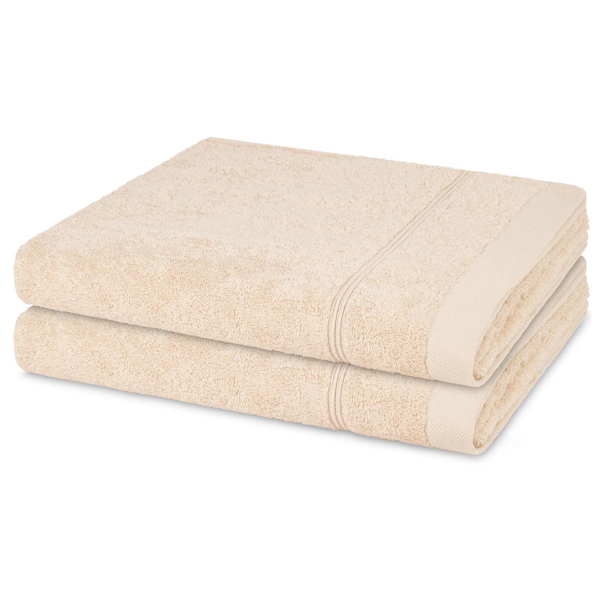 ROSS Handtuch Set Rubin, Walkfrottee (Spar-Set, 2-St), 2 X Duschtuch im Set - Baumwolle - Saugstark