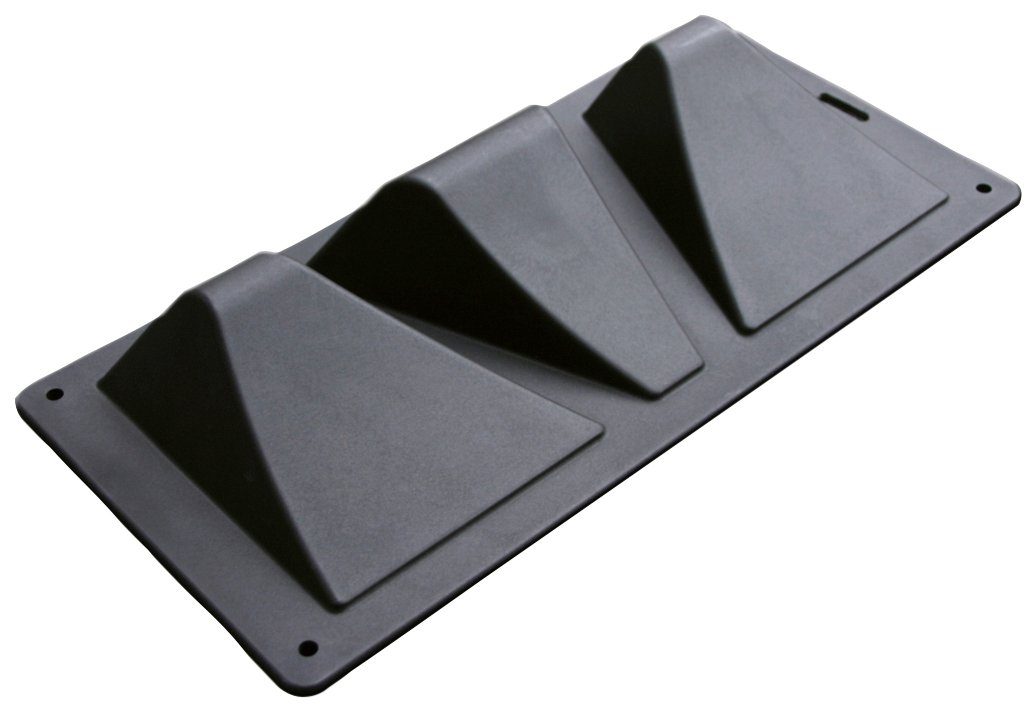 SCHELLENBERG Parkschwelle für Garagen, Carports und Parkplätze, Einparkhilfe zum Aufschrauben, 40 x 6 x 20 cm