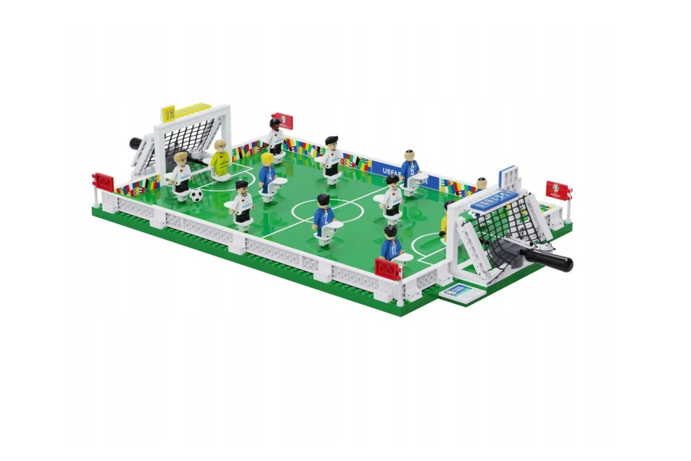 Mini-Tischkicker Tischfußballspiel Tipp-Kick UEFA-Arena 373 Teile EM2024 Fußball Spiel