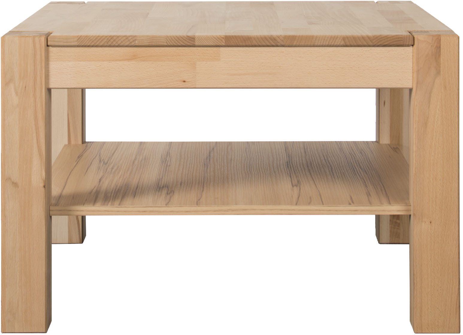 VOGL Möbelfabrik Couchtisch Toronto, in 2 Größen, mit Ablageboden, teilmassiv, Höhe 46 cm, Made in Germany