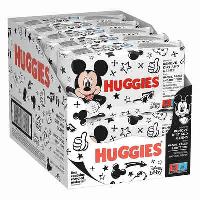 HUGGIES Памперси Baby Feuchttücher Disney Reinigungstücher 10 x 56 Tücher Monatsbox