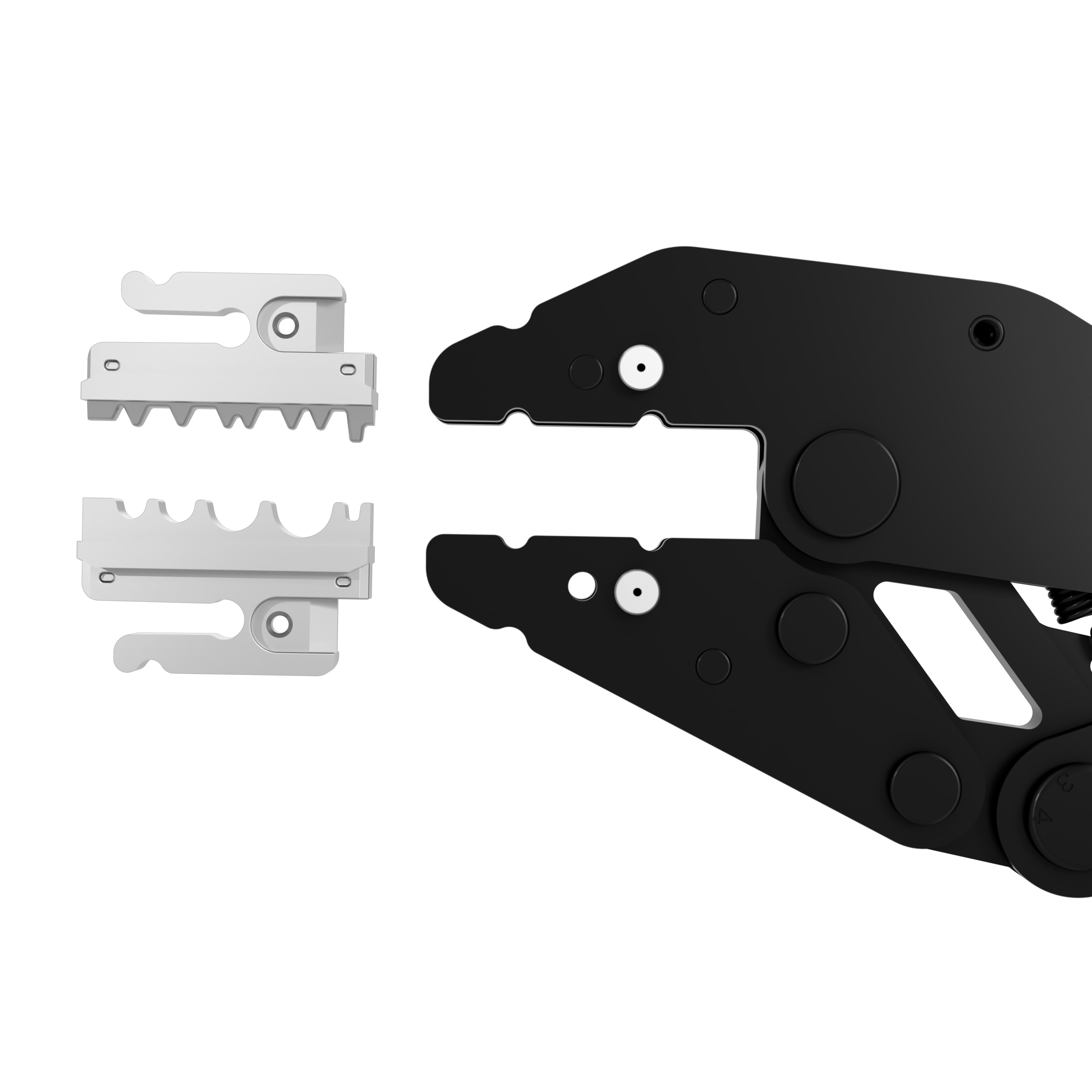 Weicon Tools Crimpzange Crimpzange ERGO 0,5-6 mm² (22-10 AWG), Set, optimale Haptik durch 2-Komponenten-Griffe
