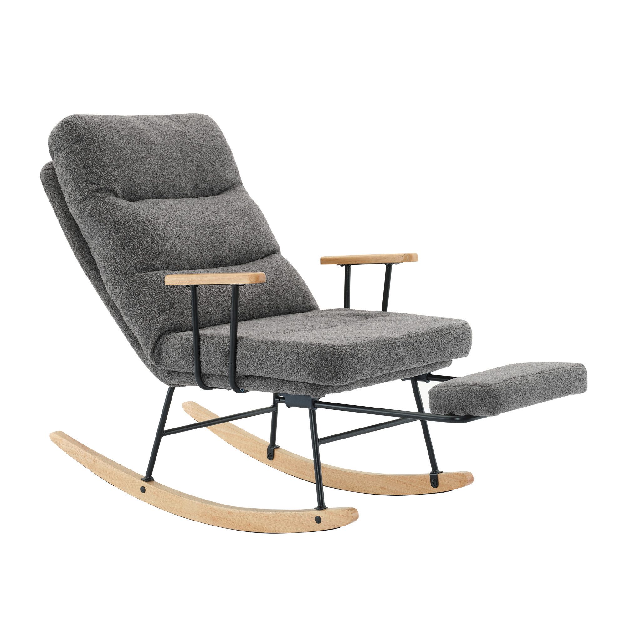 REDOM Schaukelstuhl Loungesessel (stabiler und rutschsicherer