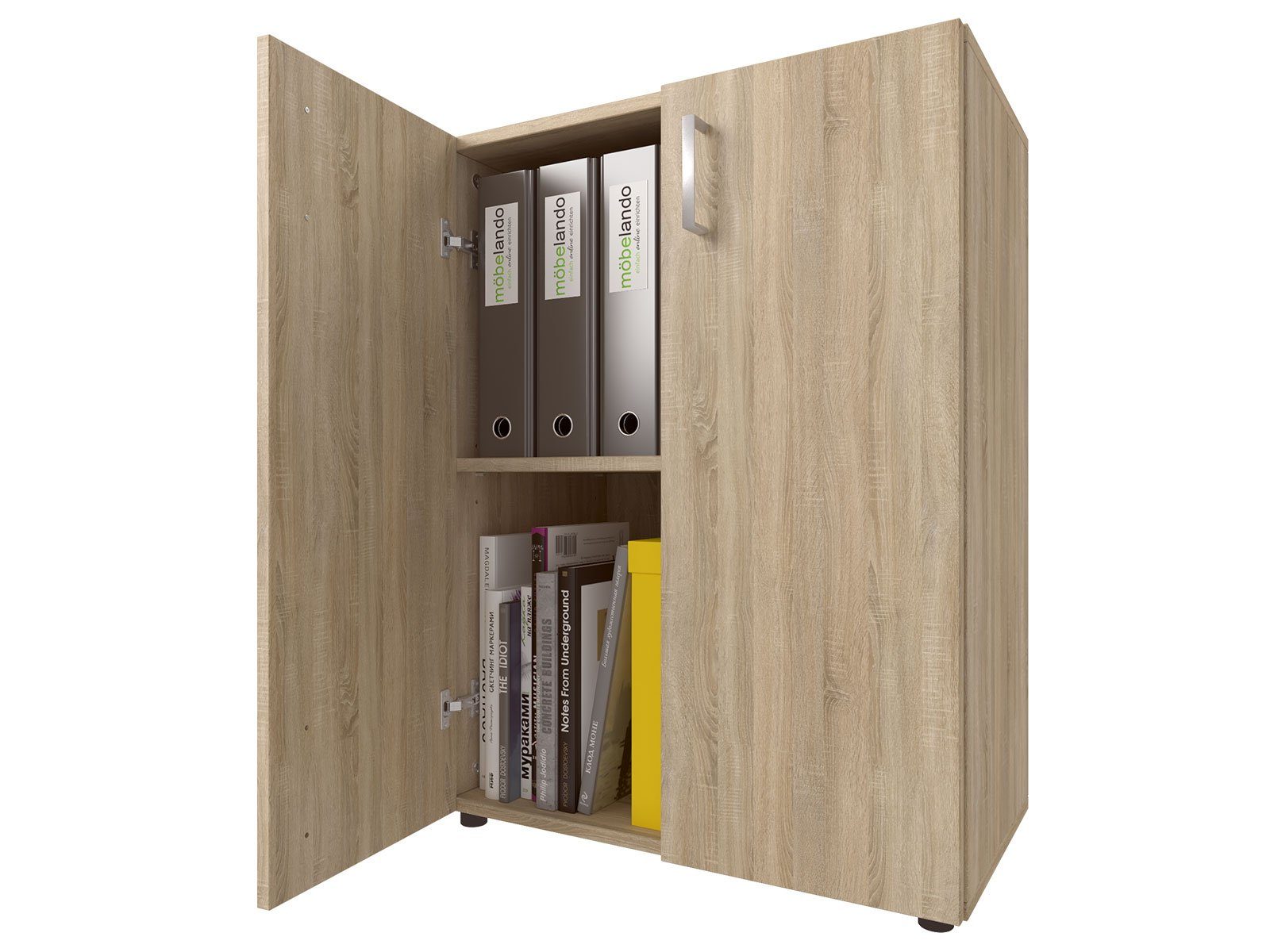 möbelando Aktenschrank Trio 2 57 x 77 x 34,5 cm (B/H/T) – Bild 3 von 5