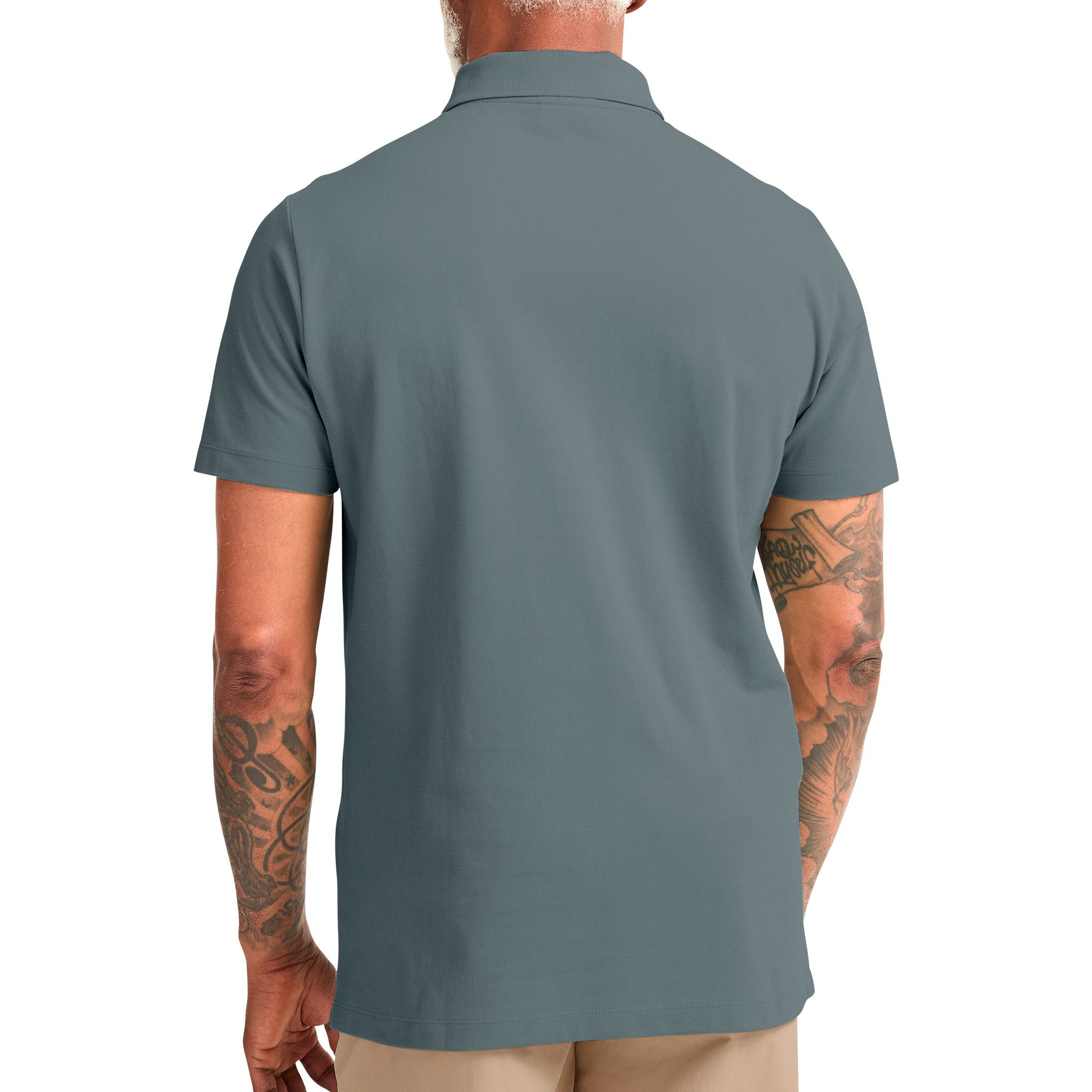 Jack Wolfskin Poloshirt Essential Polo M mit Logo – Bild 5 von 5