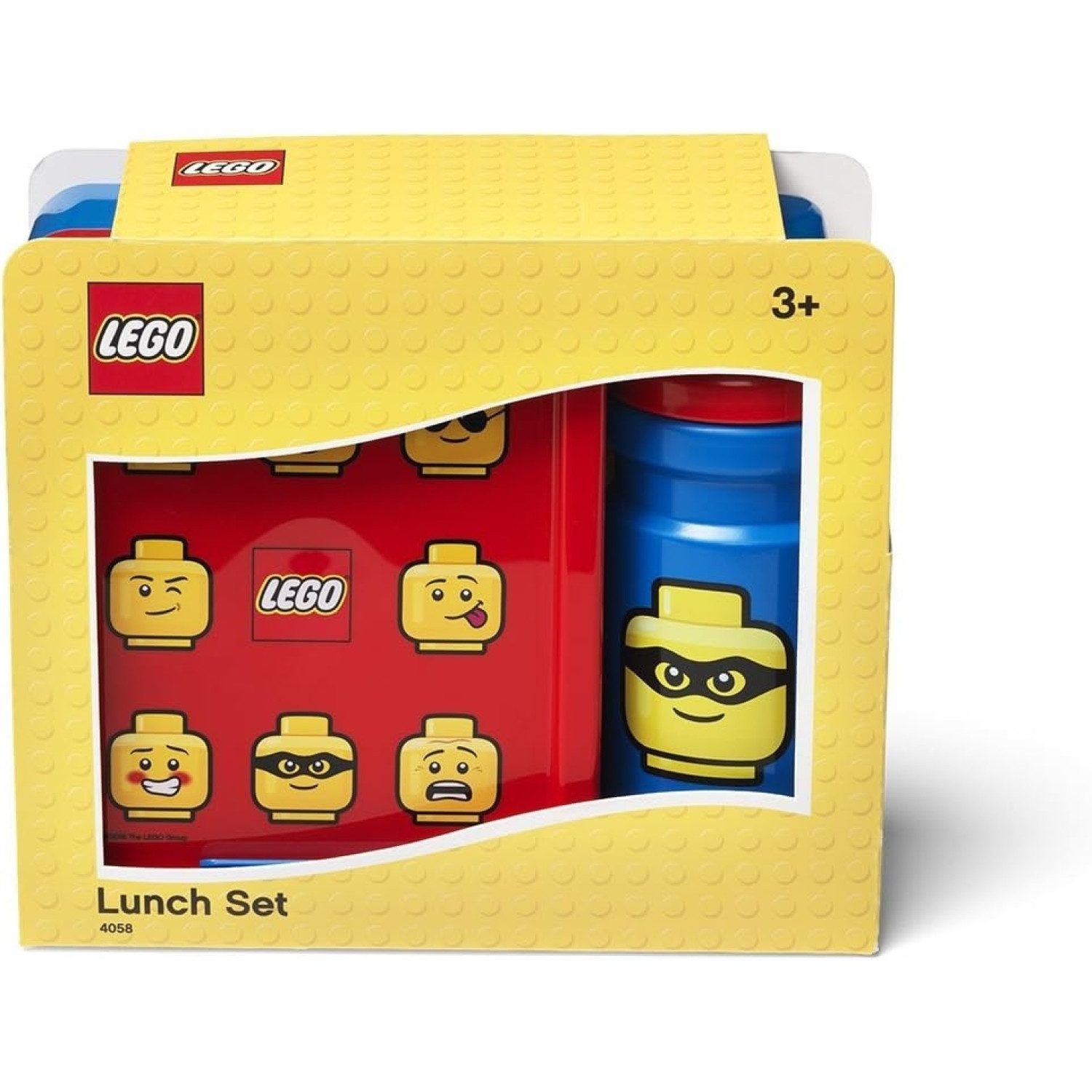 LEGO® kidswear Lunchbox Lunch-Set ICONIC SMILY -Trinkflasche + Brotdose Brotdose Brotbox Pause, Polyprophylen (PP)
