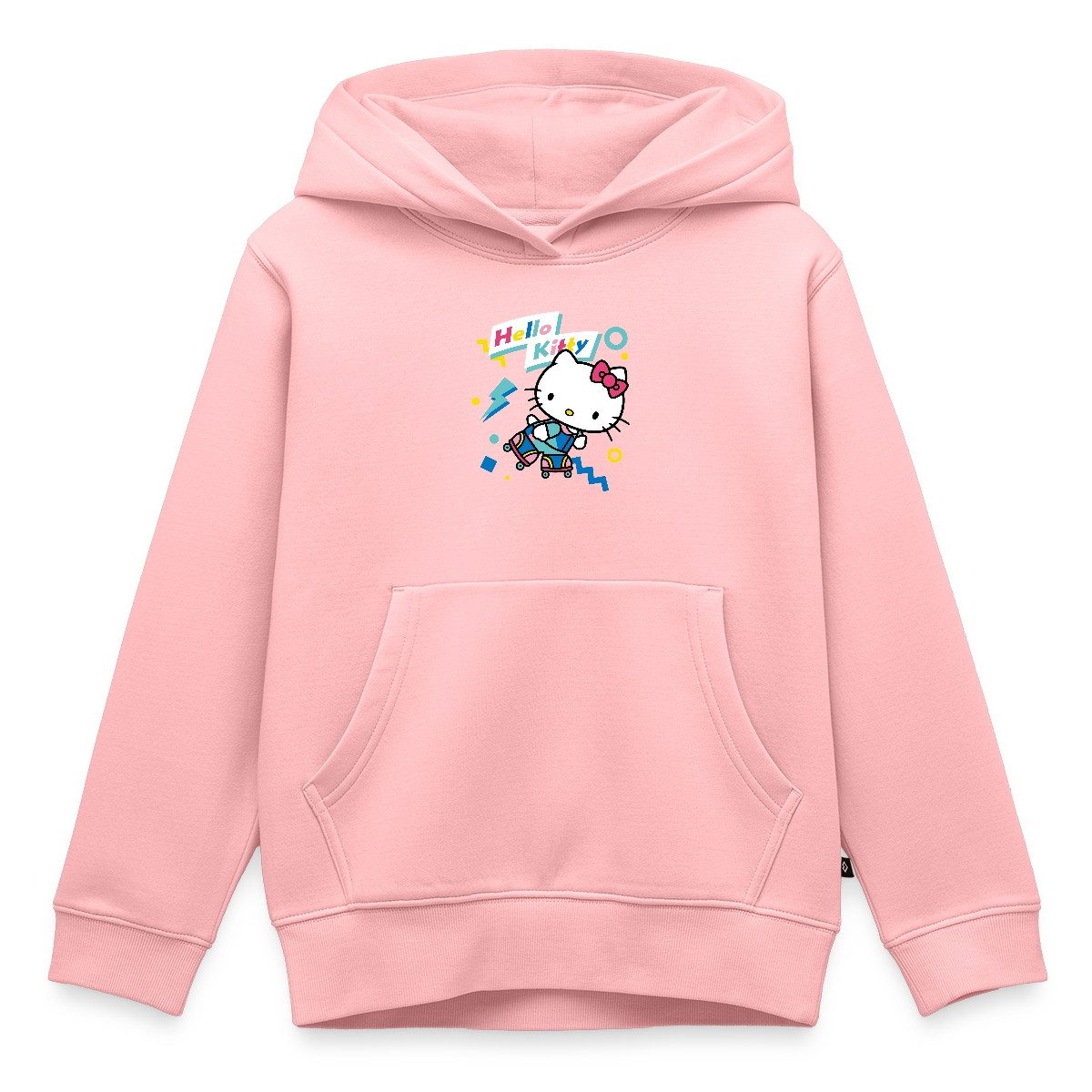 Hoodie Hello Kitty 90er Stil Mit Rollschuhen Kinder Premium Hoodie