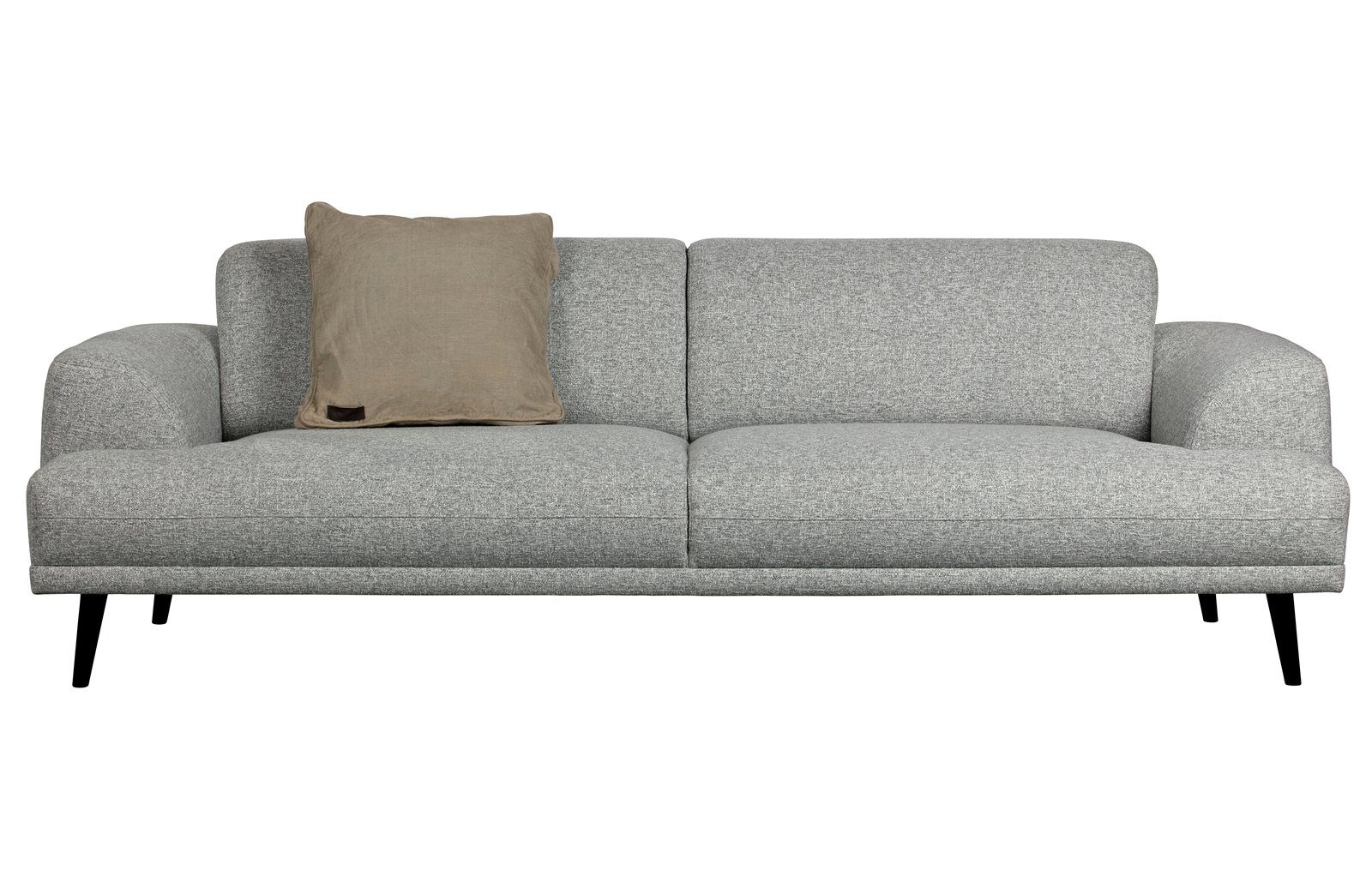 Sofa freistellbar Stoff Brush Sofa Grey, - vtwonen 3-Sitzer Light