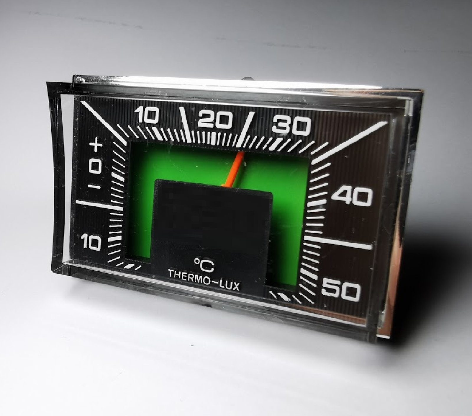 Carpoint Raumthermometer Auto Bimetall Reliefskala Thermometer Retro  selbstklebend 5,6 cm