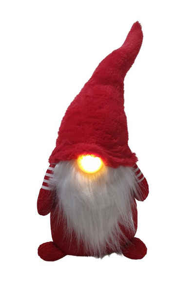 Thomas Philipps Weihnachtsfigur XXL Wichtel Mann Weihnachtswichtel mit LED Nase 56cm Weihnachtsmann