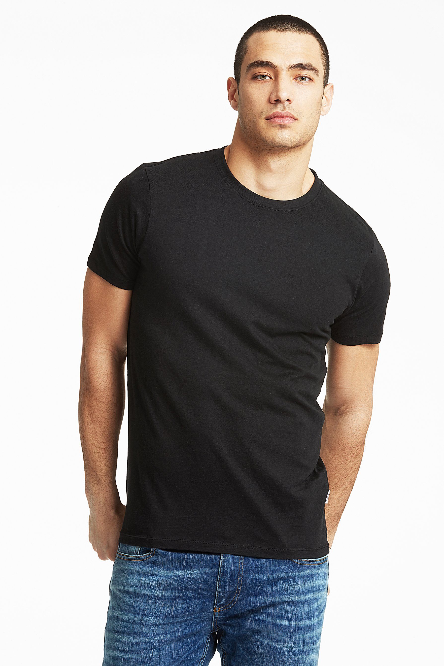 LINDBERGH T-Shirt (Packung, 4-tlg) mit Rundhalsausschnitt im 4-er Pack günstig online kaufen